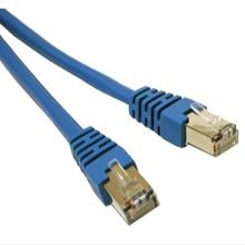 212 Main 7ft Shielded CAT 5E Molded Patch Cable Blue