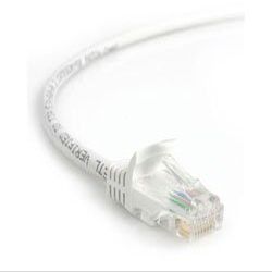 212 Main 6 ft White Snagless Category 5e- 350 MHz- UTP Patch Cable