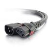 212 Main 3 ft. Locking C14 to C13 10A 250V Power Cord, Black view 1