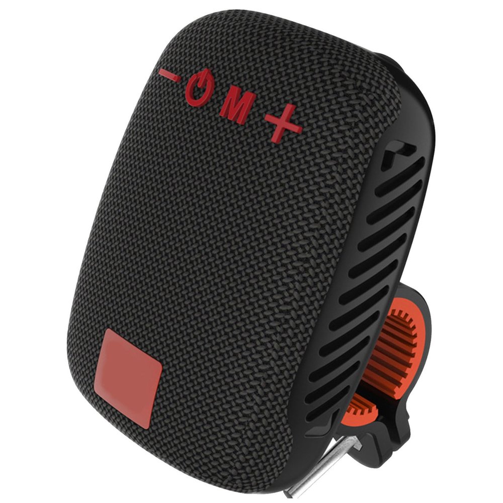 ASHATA Portable Bluetooth Speaker for Bike, Bluetooth Handlebar Speaker, Dual Pairing, FM Radio, Outdoor Speaker for Riding Bike Hiking Camping (Black)