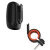 ASHATA Portable Bluetooth Speaker for Bike, Bluetooth Handlebar Speaker, Dual Pairing, FM Radio, Outdoor Speaker for Riding Bike Hiking Camping (Black) view 3