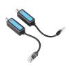 1Pair 10 / 100Mbps Passive IP Network Coaxial Transmitter Receiver Extender Suitable for NVR Camera view 2
