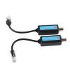 1Pair 10 / 100Mbps Passive IP Network Coaxial Transmitter Receiver Extender Suitable for NVR Camera view 4