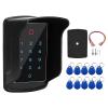 Astibym T12 Touch Keyboard Access Control Machine with Waterproof Cover and 10 Cards view 1