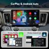 10.1 Inch IPS Touchscreen Android 12 Car Stereo for Toyota RAV4 2013-2018 with Wireless CarPlay & Android Auto 2+32GB Car Radio, Support GPS, WiFi, Bluetooth, FM Radio, Backup Camera, SWC, Dual USB view 2