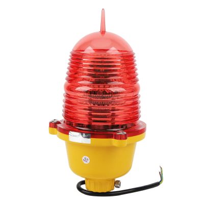Aviation Obstruction Light Super Bright Impact Aviation Obstruction Light for Marine Boat (AC110V Constant On)