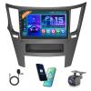 Hikity Android Car Stereo for Subaru Legacy Outback 2010-2014 Radio 2+64GB 9 Inch Touchscreen Car Radio Wireless Carplay Android Auto Support GPS Navigation WiFi Bluetooth FM EQ Backup Camera view 1