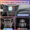 Hikity Android Car Stereo for Subaru Legacy Outback 2010-2014 Radio 2+64GB 9 Inch Touchscreen Car Radio Wireless Carplay Android Auto Support GPS Navigation WiFi Bluetooth FM EQ Backup Camera view 2