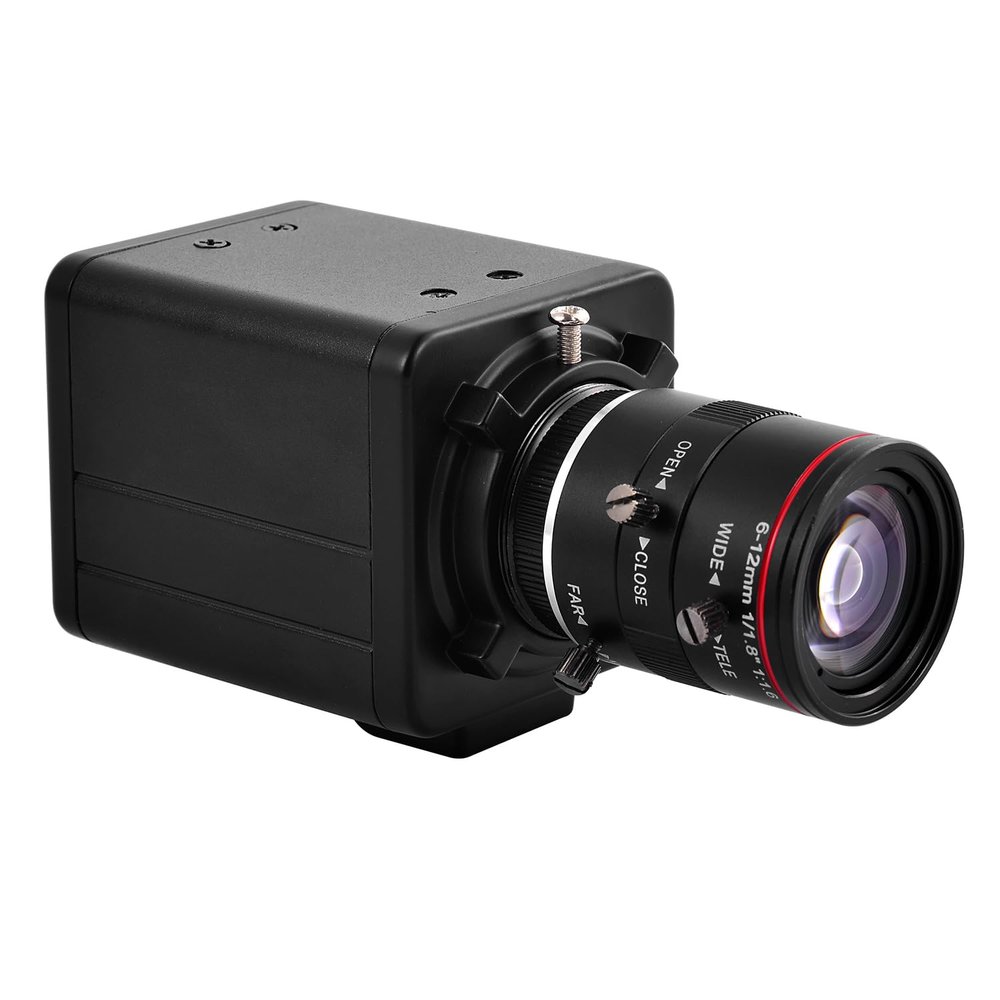 Vanxse 2K 4MP HD Mini CCTV POE WDR AI Box Bullet Netwok IP Security Camera 1/1.8" 6-12mm F1.6 Varifocal Lens Human Vehicle Motion Detection Face Record XMEYE