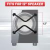 Tongze 12" Speaker Bar Grill: Matte Black Metal Car Audio Speaker Grill Cover, Subwoofer Grill Cover Protector view 3