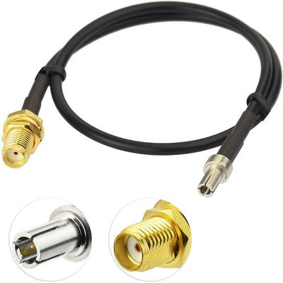 Woostars 12 inch/30cm TS9 to SMA Female External Antenna Adapter Cable Pigtail for 4G/5G Modems, Hotspots & Routers - Nighthawk M6/MR6500, M5/MR5100, M1/MR1100, Jetpack 8800L, 7730L