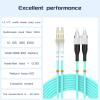 Buacoz OM3 Fiber Patch Cable 100Meter/328ft, LC/UPC-FC/UPC Fiber Optic Cable Cord LSZH 10GB Multimode Duplex Jumper 50/125m view 2