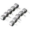 Kqcibz 10 PCS 9.7mm x 7mm 2 Pin MIC Capsule Electret Condenser Miniphone, Silver Tone, Black, Green, 039278 view 1