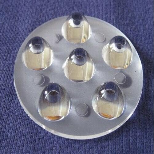 DirectNine Basics Huyhuyhuy V 7030-6P LED Optical Lens, Diameter: 69.4mm, Materials, Degree: 30, Clean Suace