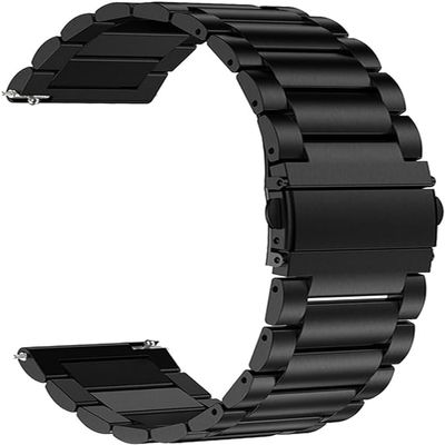 18 mm Bracelets Compatible with Garmin Forerunner 265S Bracelet Stainless Steel Replacement Strap Metal Watch Strap Business Bands for Men Women
