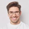 LAMBBAA Accessories Glasses Titanium Frame Glasses Classic Computer Flexible Anti Eyestrain For Men Women view 4