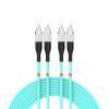 Buacoz FC/UPC-FC/UPC Fiber Patch Cable OM3 5Meter/17ft 10GB Multimode Jumper Duplex 50/125m Fiber Optic Cord view 1