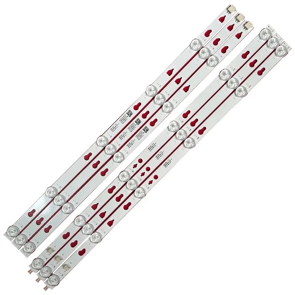 UFDIPLMY 2/5Sets LED Backlight Strip 49D1200 49HR332M11A2 V3 Compatible with Thomson T49FSL6010 HR-78803-02964 LE03RB2R0-DK 4C-LB490T-HR9 11 Lamp (Color : 1TV(3pcs))