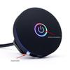 Baglaum 10X Computer Switch RGB Lighting Effect External Host Power Switch Button,Suitable for Internet Cafes,Offices (Black) view 2