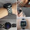 18 mm Bracelets Compatible with Garmin Forerunner 255S/255S Music Bracelet Stainless Steel Replacement Strap Metal Watch Strap Business Bands for Men Women view 2