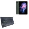 BoxWave Keyboard Compatible with Doogee T30 Max - SlimKeys Bluetooth Keyboard, Portable Thin with Chiclet-Style Keys - Jet Black view 1