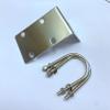 Kqcibz Stainless Steel Antenna Mount Bracket with U Style Bolts for Ham UHF VHF CB Cellular Trucker Antenna Use Accepted, Silver, 500213383 view 2