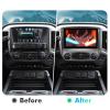 10.1 Inch IPS Touchscreen Android 12 Car Stereo for Chevrolet Silverado/GMC Sierra 2014-2018 with Wireless CarPlay & Android Auto 2+32GB Car Radio, Support GPS, WiFi, Bluetooth, FM, Backup Camera, view 2