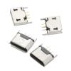 100pcs Vertical Micro mini USB 5pin Female 180 Degrees Jack 5P Direct Plug-in USB Connector view 1