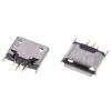 100pcs Vertical Micro mini USB 5pin Female 180 Degrees Jack 5P Direct Plug-in USB Connector view 4