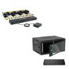 8 Port VGA KVM Switch+6U Wall Mount Cabinet view 1