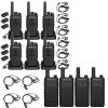 Retevis RT68 Heavy Duty Walkie Talkies(6 Pack) Bundle B3H 2 Way Radios(4 Pack),Portable Two-Way Radios with Earpiece(10 Pack),Channel Display,for Restaurant Security School view 1