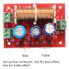 Kqcibz 400W Speaker Crossover 2 Way High-Low 4-16 Ohm Frequency Divider for Speaker, red, 500226737 view 4