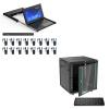 16 Port LCD KVM Console HDMI+12U Rack Cabinet view 1