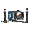 DIVEVOLK SeaTouch 4 MAX Blue Videography Kit for iPhone 12/12 Pro/12 Pro max/13/13 Pro/13 Pro max/14/14 Pro/14 Pro max/15/15Pro view 1