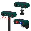 LAFEINA Outdoor Solar Motion Sensor Alarm 129dB Loud Sound Siren Alarm 4 Modes Security Alarm with Strobe Light for Farm Garden Orchard Barn Yard (3 Pack) view 1