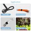 hzexun Adjustable Cable Straps with 50 Buckles,32 Ft Fastening Hook and Loop Securing Straps Cable Ties Reusable Self Adhesive Straps for Cable Tidy,Wire Management view 3