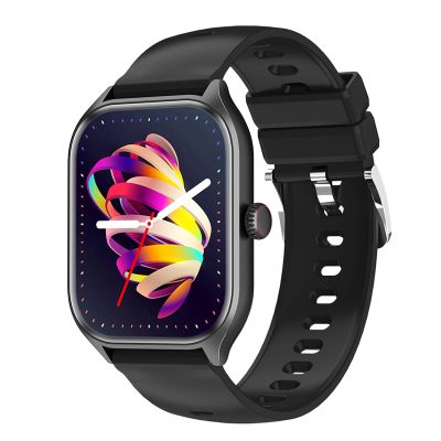 AWEI Smart Watch, 2.01-inch Large Screen Smart Watches, Female Physiological Cycle & Sedentary Reminders Heart Rate/Blood Pressure Monitoring, IP65 Waterproof Smartwatch Black