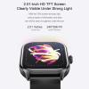 AWEI Smart Watch, 2.01-inch Large Screen Smart Watches, Female Physiological Cycle & Sedentary Reminders Heart Rate/Blood Pressure Monitoring, IP65 Waterproof Smartwatch Black view 2