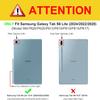 Clear Case for Samsung Galaxy Tab S6 Lite 10.4 inch 2024/2022/2020 with Foldable Kickstand & Pencil Holder, Shockproof Rugged Cover for Galaxy Tab S6 Lite Tablet, Dolphins Jumping view 2