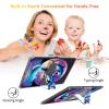 Clear Case for Samsung Galaxy Tab S6 Lite 10.4 inch 2024/2022/2020 with Foldable Kickstand & Pencil Holder, Shockproof Rugged Cover for Galaxy Tab S6 Lite Tablet, Dolphins Jumping view 4