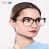 Firmoo Blue Light Blocking Reading Glasses 2.25,Black Pattern Computer Gaming/TV/Phones Reader Glasses for Women Men view 3