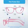 Firmoo Blue Light Blocking Reading Glasses 2.25,Black Pattern Computer Gaming/TV/Phones Reader Glasses for Women Men view 4