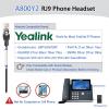 Arama Yealink Phone Headset with Mute Switch, RJ9 Office Telephone Headsets with Mic Noise Cancelling Compatible with Yealink VoIP Phone T21P T42S T46S T48S T27G T53W T54W Grandstream Snom (A800Y2) view 2