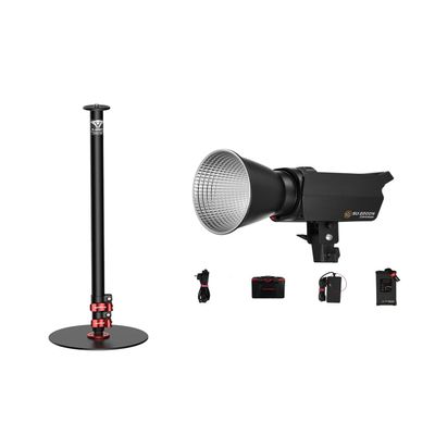 IFOOTAGE Round Base Monopod RB-A300 with 220W Camera Video Light