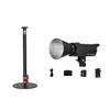 IFOOTAGE Round Base Monopod RB-A300 with 220W Camera Video Light view 1