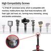IFOOTAGE Round Base Monopod RB-A300 with 220W Camera Video Light view 3