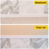 KaTiak Wall Base Moulding Trim,Flexible Vinyl Wall Base,Baseboard Molding Trim,Flooring Trim,16.4 Feet Peel and Stick Tile Trim(Color : Black 1) (Color : Burgundy 3) view 2