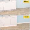 KaTiak Wall Base Moulding Trim,Flexible Vinyl Wall Base,Baseboard Molding Trim,Flooring Trim,16.4 Feet Peel and Stick Tile Trim(Color : Black 1) (Color : Burgundy 3) view 3