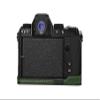 BMAOLLONGB X-S10 Case, Handmade PU Leather Half Camera Case Bag Cover Bottom Opening Version for Fujifilm X-S10 With Neck Strap Mini Storage Bag (Green) view 3