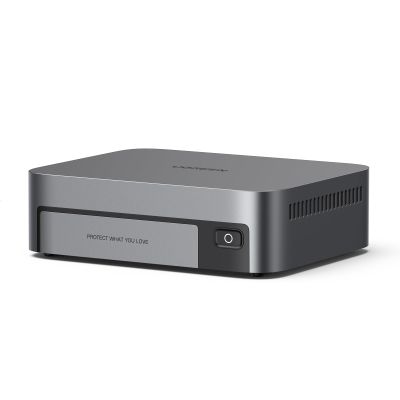 UGREEN NAS DXP480T Plus 4-Bay All-Flash SSD NAS, Intel i5 1235u 10-Core CPU, 8GB DDR5 RAM, Built-in 128G SSD, 10GbE Port, Wi-Fi 6, 4xM.2 NVMe Slots, 8KHDMI, 2xTBT4, Network Attached Storage (Diskless)